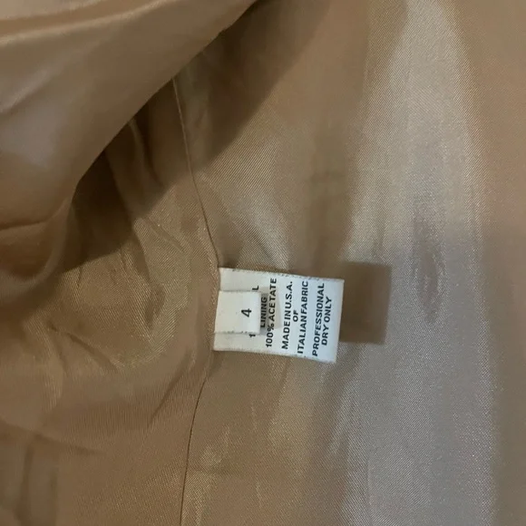 Fleurette Placket Front Loro Piana Wool Coat -4  like  new - Picture 7 of 10